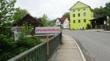  Streckenteilung bei der Mankbrcke in Gassen 